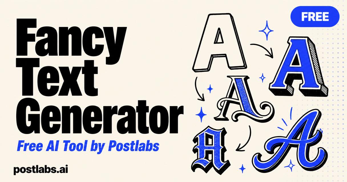 Free Fancy Text Generator by Postlabs