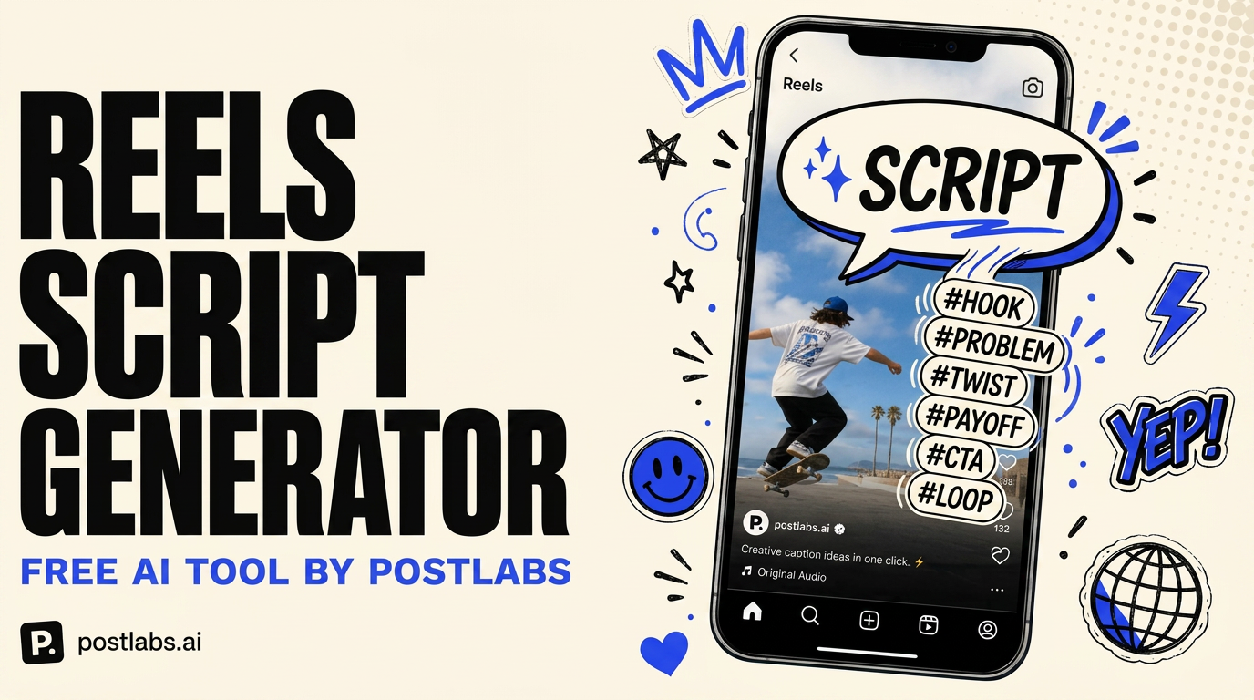 Free Instagram Reels Script Generator by Postlabs
