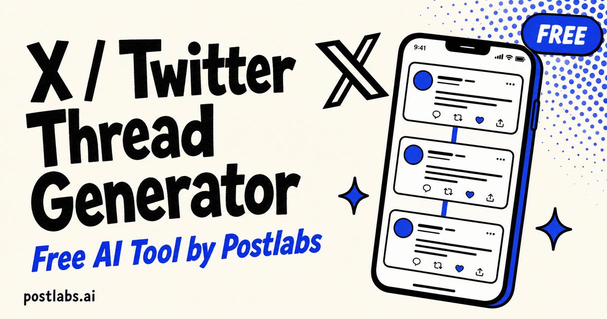 Free X / Twitter Thread Generator by Postlabs