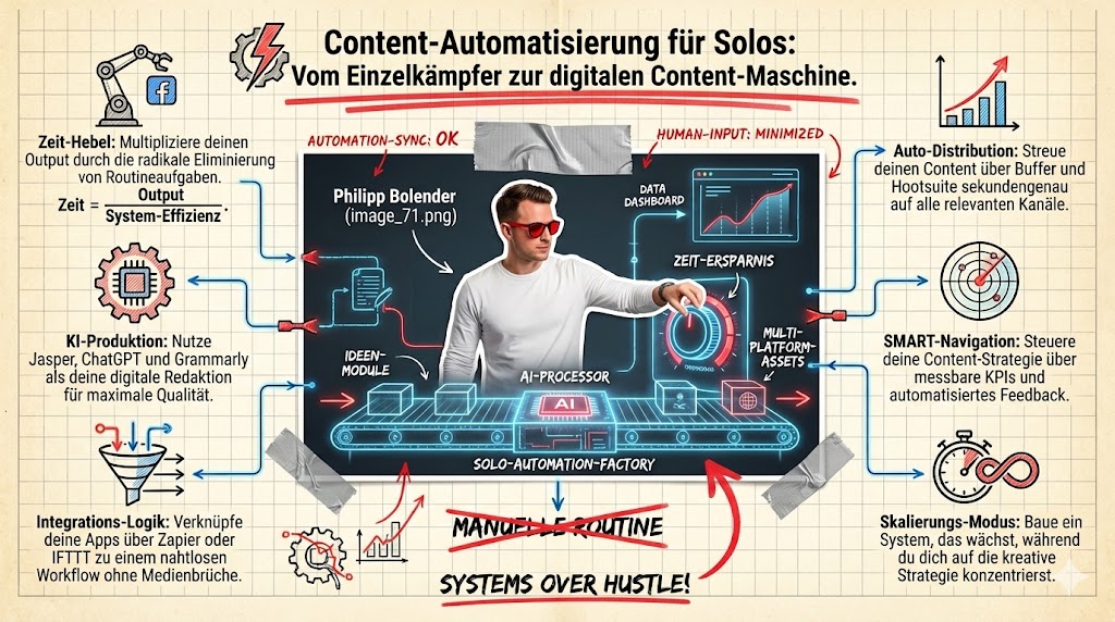 Wie kann ich meine Content-Erstellung als Soloselbstständiger automatisieren? Wie kann ich meine Content-Erstellung als Soloselbstständiger automatisieren?