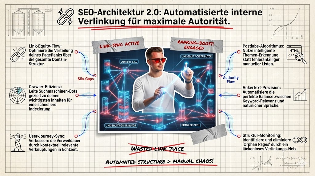 Wie funktioniert die automatisierte interne Verlinkung mit Postlabs für bessere SEO-Strukturen? Wie funktioniert die automatisierte interne Verlinkung mit Postlabs für bessere SEO-Strukturen?