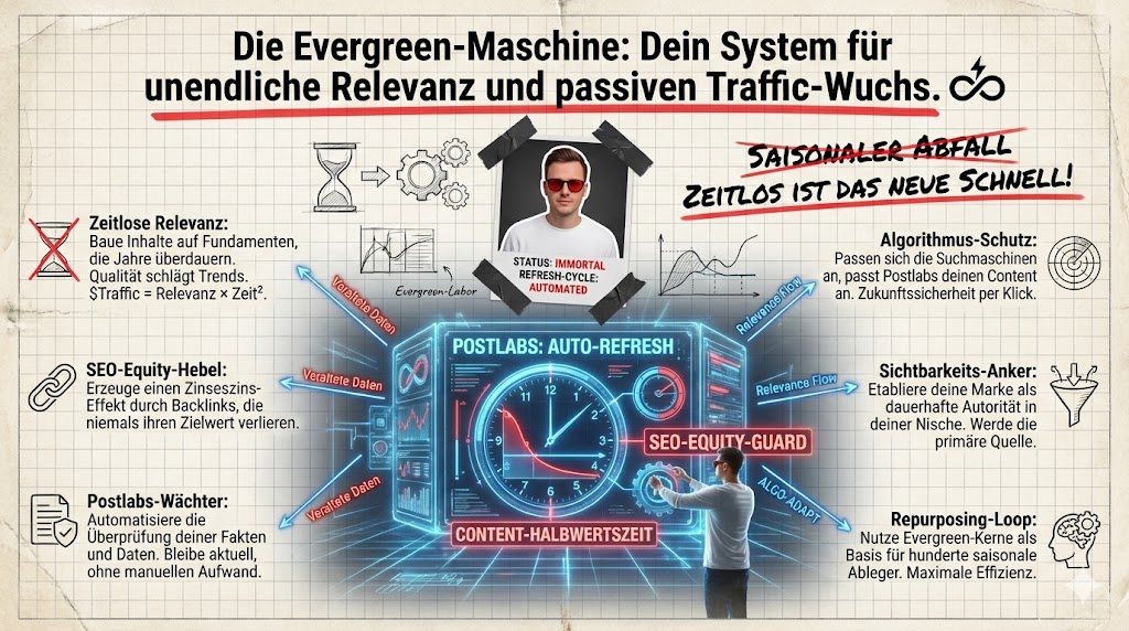 Wie hilft dir Postlabs, Evergreen-Content langfristig aktuell und sichtbar zu halten? Wie hilft dir Postlabs, Evergreen-Content langfristig aktuell und sichtbar zu halten?