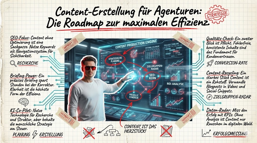Welche Prozesse helfen Agentur, Content effizienter zu erstellen?
