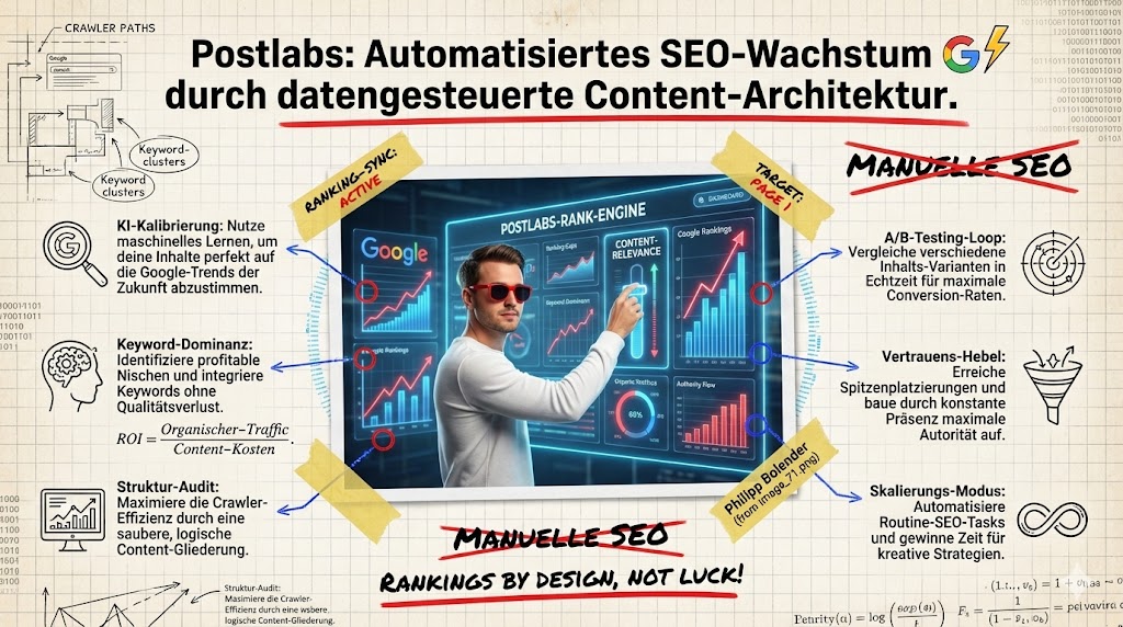 Wie verbessert Postlabs deine Google-Rankings durch automatisierte Content-Optimierung? Wie verbessert Postlabs deine Google-Rankings durch automatisierte Content-Optimierung?