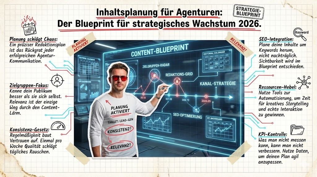 Was ist der effizienteste Weg f&uuml;r Agentur, Inhalte zu planen und umzusetzen?
