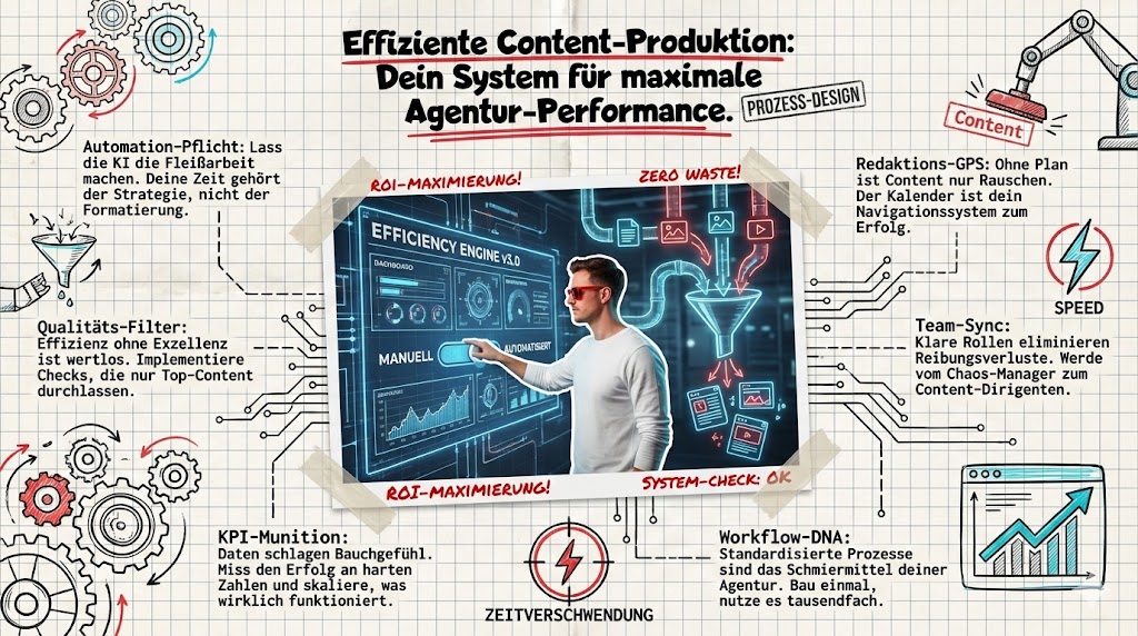 Welche Prozesse helfen Agentur, Content effizienter zu erstellen?