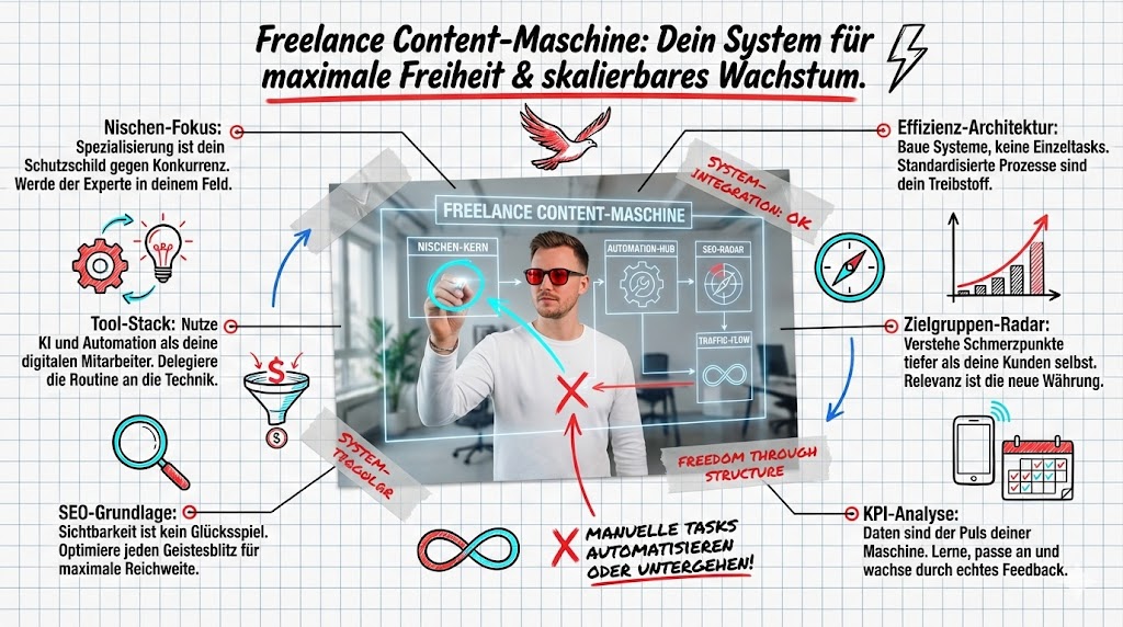 Wie kann ich als Freelancer eine Content-Maschine aufbauen? Wie kann ich als Freelancer eine Content-Maschine aufbauen?