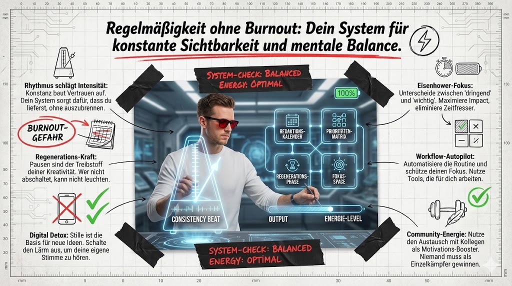 Wie schaffe ich es als Freelancer, jede Woche zu veröffentlichen – ohne auszubrennen? Wie schaffe ich es als Freelancer, jede Woche zu veröffentlichen – ohne auszubrennen?