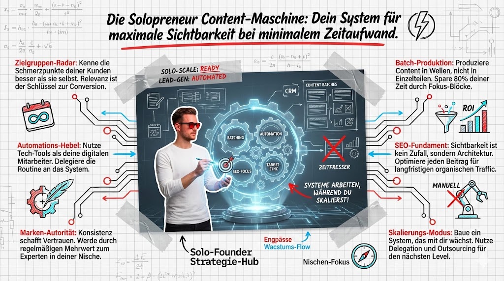 Wie kann ich als Soloselbstständiger eine Content-Maschine aufbauen? Wie kann ich als Soloselbstständiger eine Content-Maschine aufbauen?