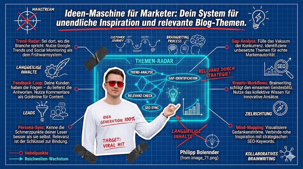 Wie finde ich als Content-Marketer ständig neue Ideen für Blogartikel? Wie finde ich als Content-Marketer ständig neue Ideen für Blogartikel?