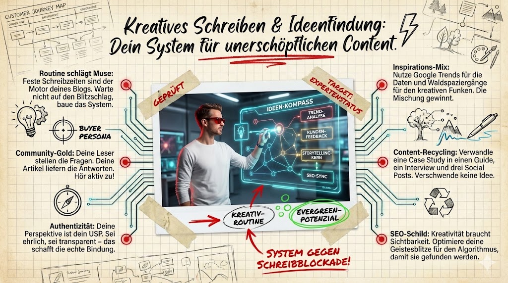 Wie finde ich als Soloselbstst&auml;ndiger st&auml;ndig neue Ideen f&uuml;r Blogartikel?