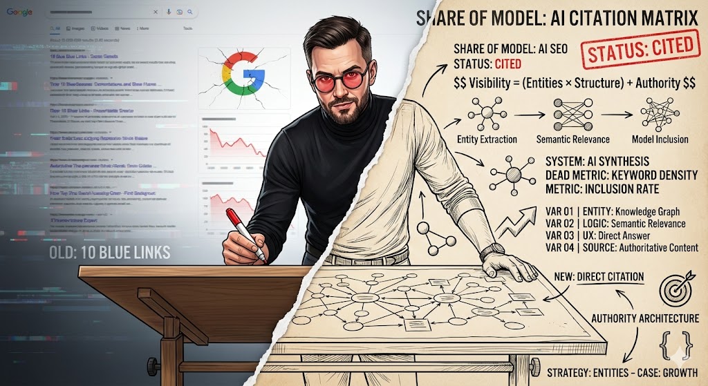 How to measure "Share of Model" visibility when traditional rank tracking fails?