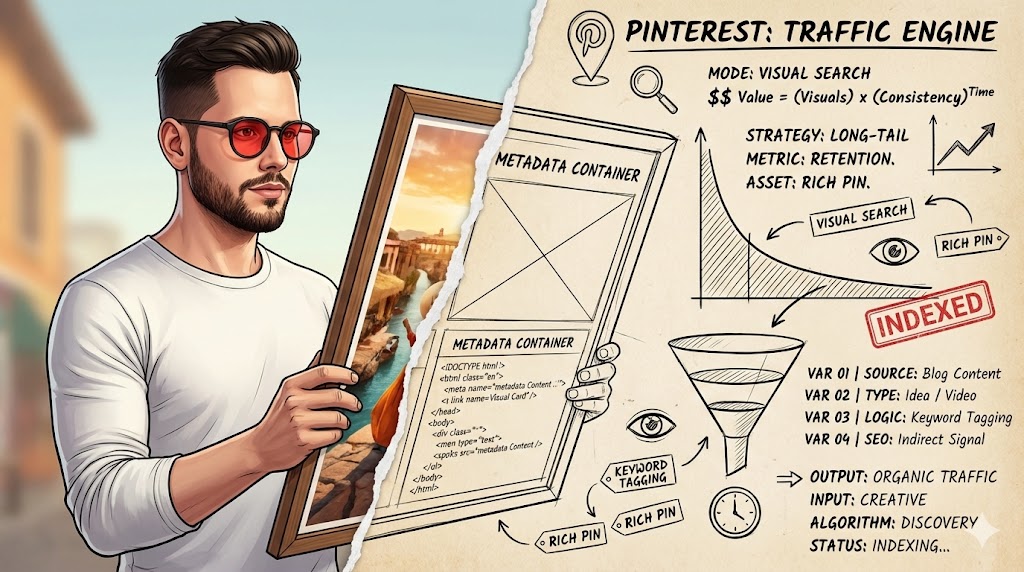 Sollte ich 2026 noch auf Pinterest setzen, wenn mein Blog prim&auml;r SEO-Traffic will &mdash; oder ist das Zeitverschwendung?