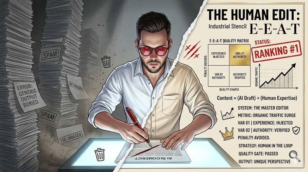 Is there a ranking difference between "AI-assisted" and "AI-generated" content?