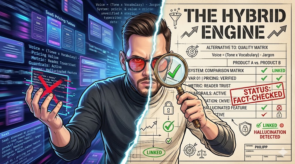 Can AI effectively write "Alternative To" articles for SaaS products?