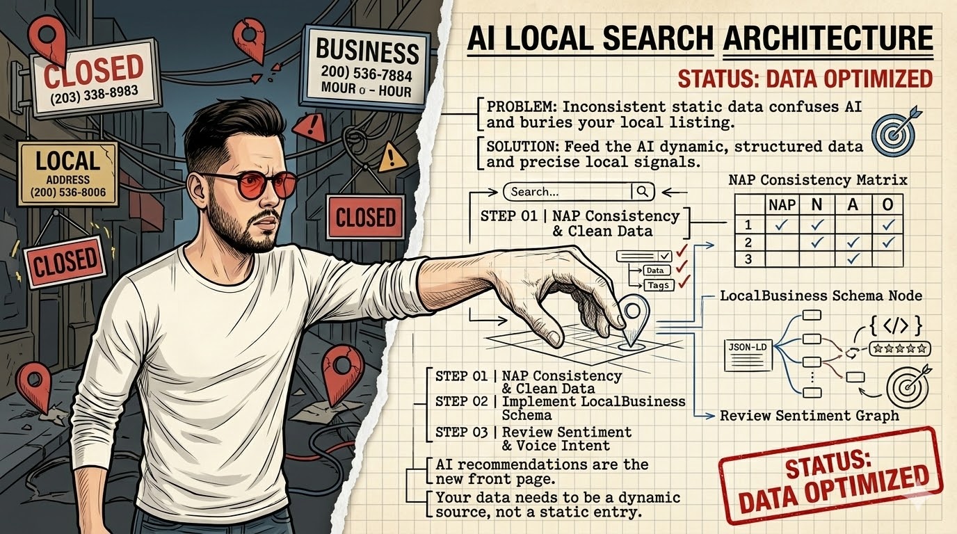 How to optimize local business listings for AI-driven local recommendations?