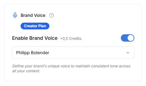 Brand Voice