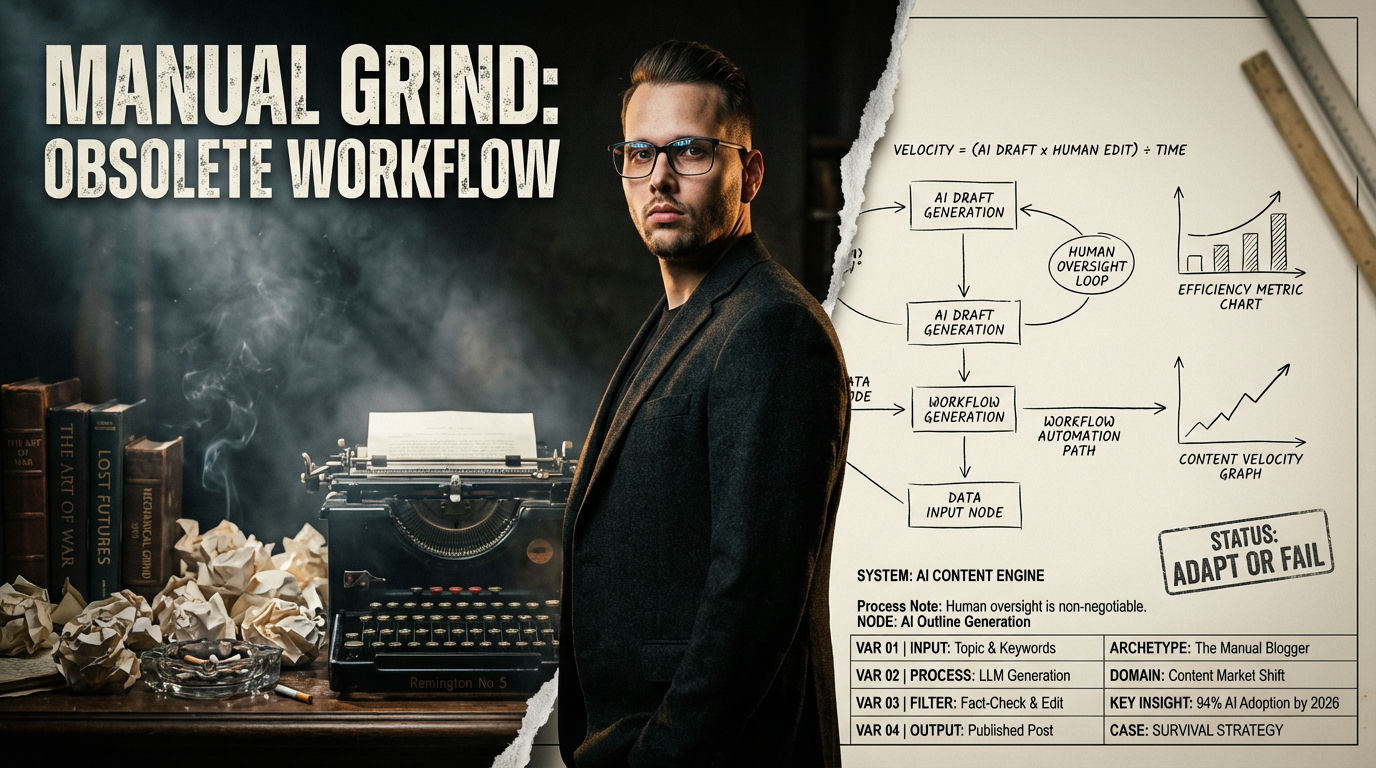 Manual Blogging Is Dead: 94% Use AI by 2026. Don't Fall Behind! Manual Blogging Is Dead: 94% Use AI by 2026. Don't Fall Behind!