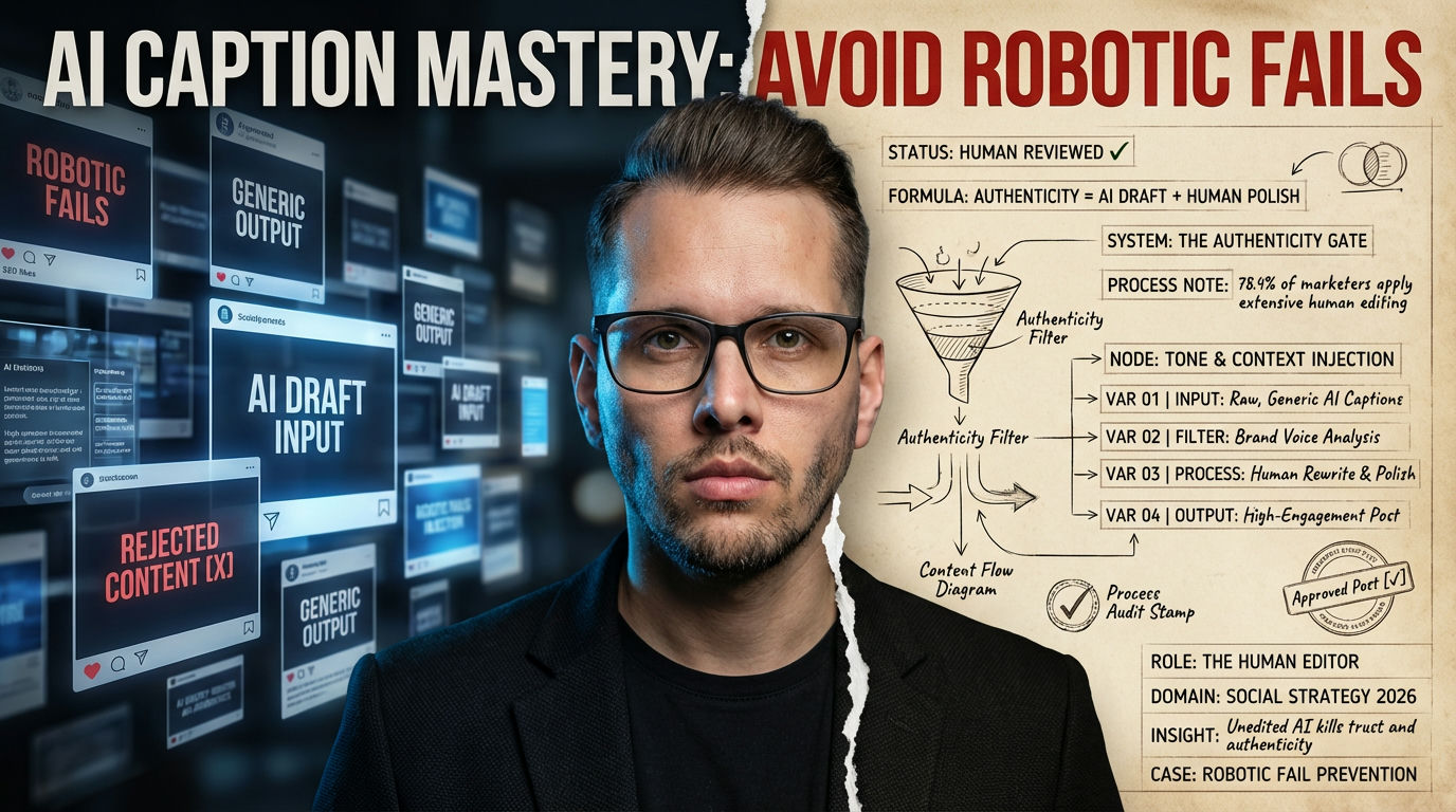 Master AI Captions 2026: Get 5X Posts, Avoid Robotic Fails!